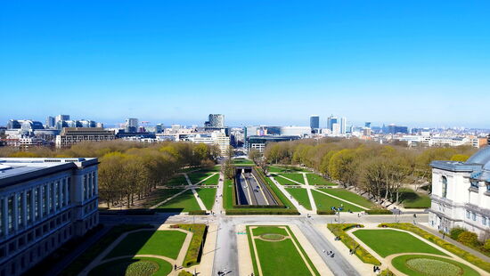 Blick zum Europaviertel