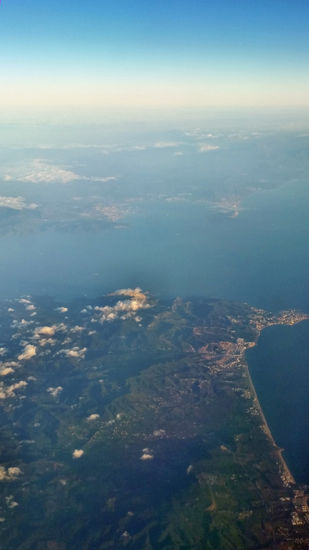 Oben Europa, unten Afrika - Straße von Gibraltar