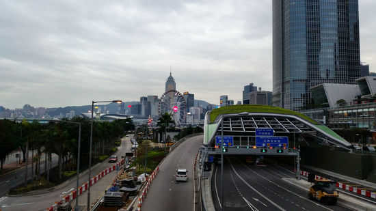 Nachmittags am Hafen von Hongkong Island