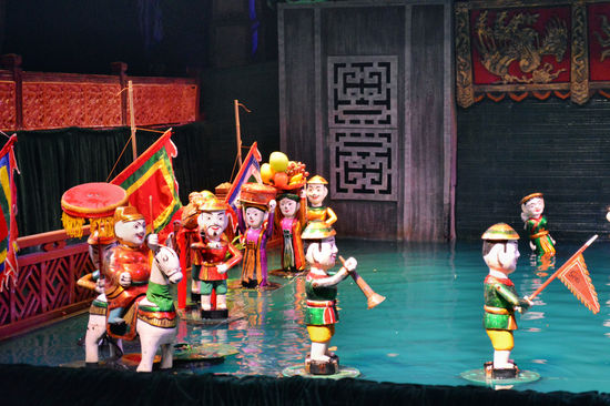 Die Tradition des Wasserpuppentheaters ist rund 1000 Jahre alt