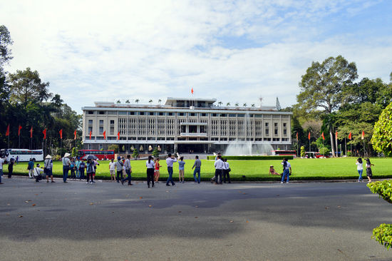 Ziel unzähliger Vietnamesen ist der Wiedervereinigungspalast