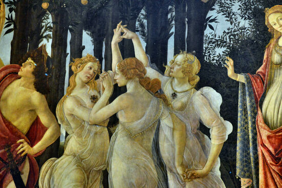 Ausschnitt aus "Frühling" von Sandro Botticelli