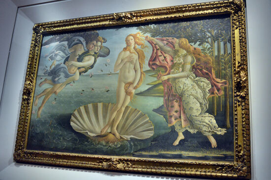 Eines der bekanntesten Gemälde der Welt - Botticellis "Geburt der Venus"