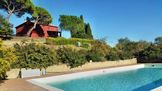 Siesta am Pool des "Civettaio"