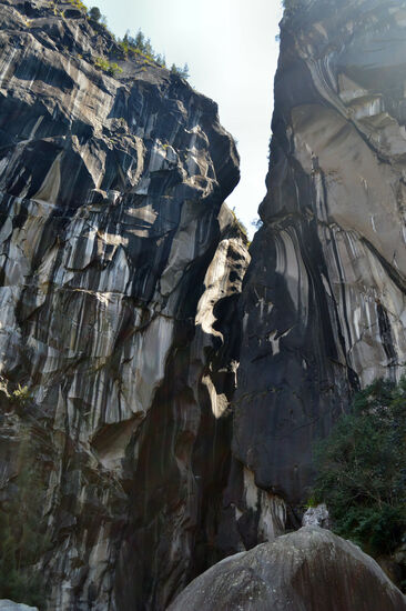 La Chapelle - ein natürlicher Felsspalt