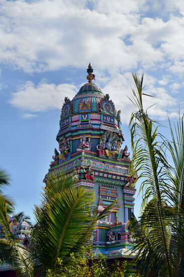 Hindu-Tempel Narasinga Péroumal in Saint-Pierre - leider nur von außen zu sehen