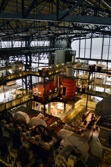 Museum? Fabrik? Irgendwie beides - das Museum Stella Mattutina ist in der alten Zuckerfabrik untergebracht...