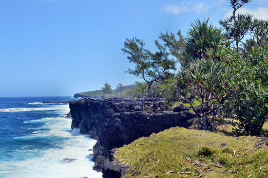 Steilküste in Le Baril