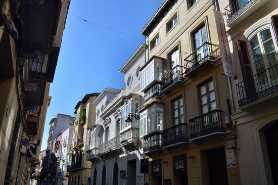 In der Altstadt von Málaga