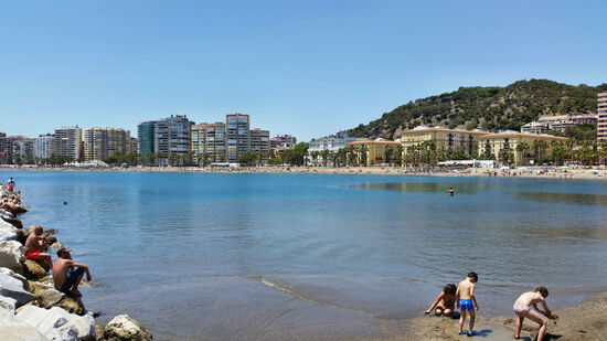 Die Malagueta, der Stadtstrand von Málaga