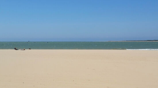 Mündung des Guadalquivir in den Atlantik