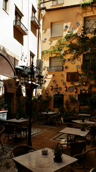 Innenhof der "Posada del Toro"