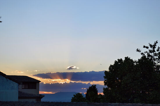 Abendstimmung über Granada