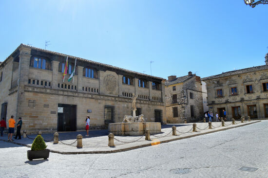 Plaza del Populo in Baeza