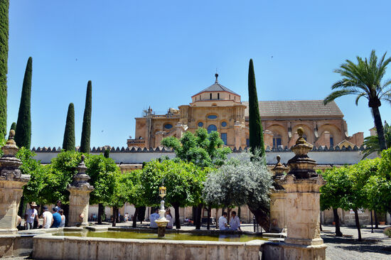 Die Plaza de los Naranajos, der Vorhof der Mezquita