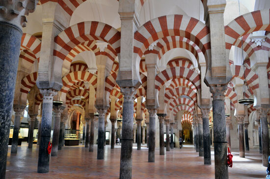 Eindruck von Unendlichkeit in der ehemaligen Hauptmoschee von Al Andalus