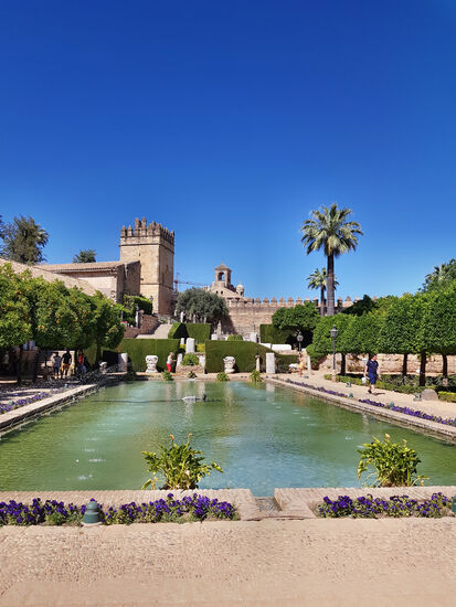In den Gärten des Alcázar de los Reyes Cristianos