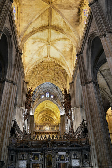 Gewölbe der Kathedrale von Sevilla