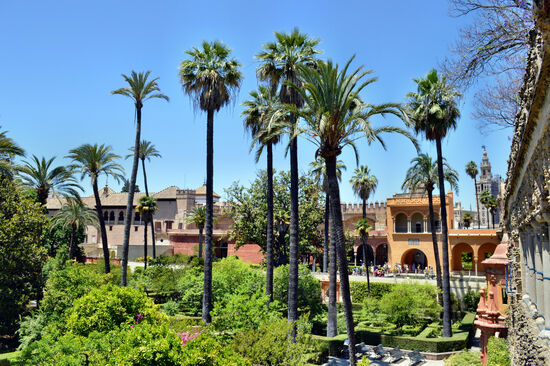 In den Gärten des Alcázar