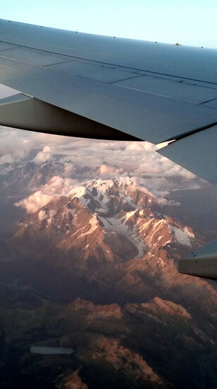 Blick auf den Mont Blanc