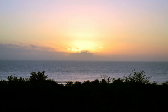 Sonnenuntergang Richtung Madagaskar