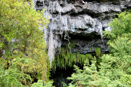 Blick auf die "Grotte der ersten Franzosen"