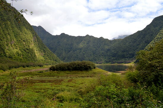 Grand Étang, der größte natürliche See im Inneren der Insel