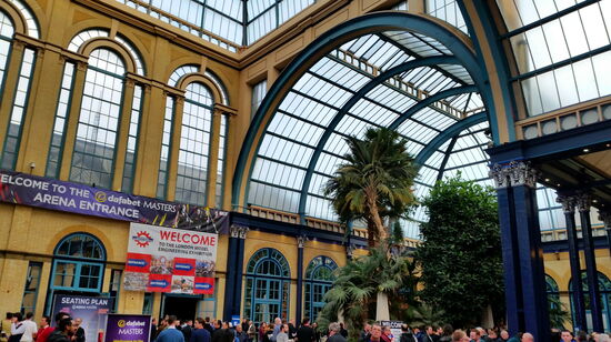 Im Palmenhof des Alexandra Palace