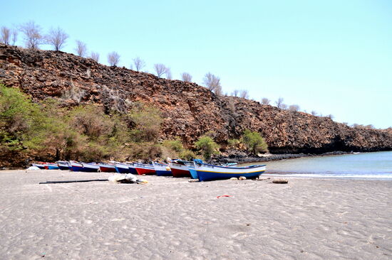 Fischerboote an der kleinen Bucht