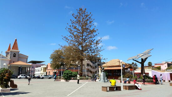 Praça Gustavo Monteiro in Assomada