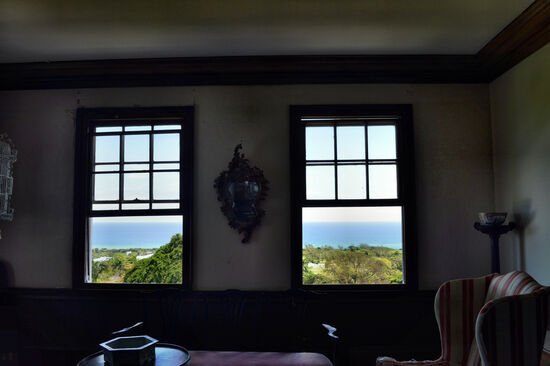 Salon mit Aussicht im Rose Hall Great House