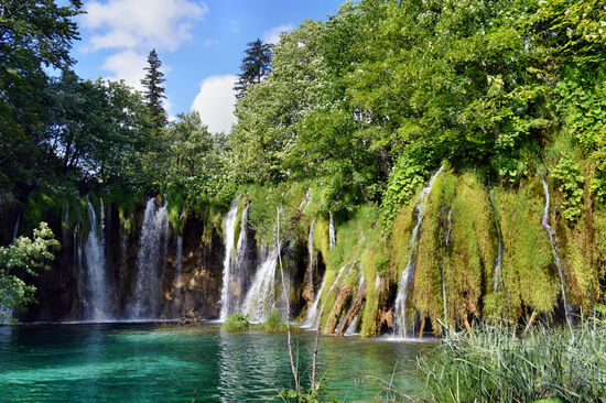 Überall Wasserfälle