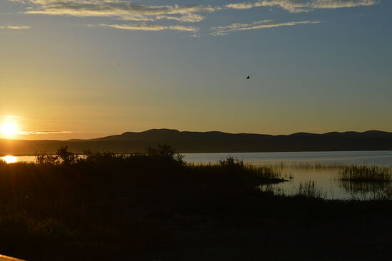 Sonnenaufgang über dem Vraner See