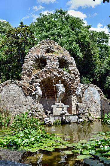 Großer Neptunbrunnen im Arboretum Trsteno