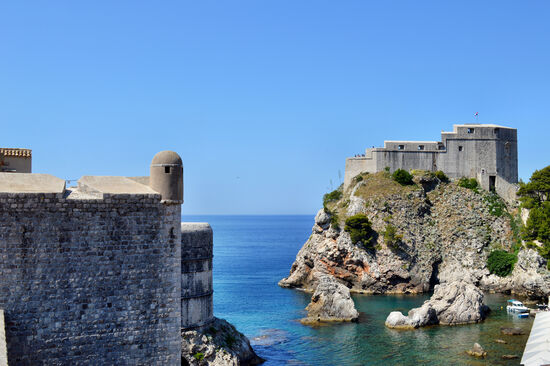 Bucht zwischen der Festung Lovrijenac und der Altstadt