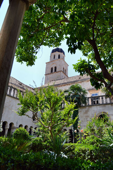 Im Kreuzgang des Franziskaner-Klosters