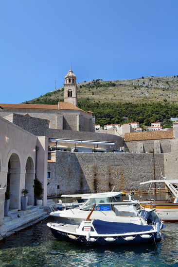 Am Stadthafen von Dubrovnik