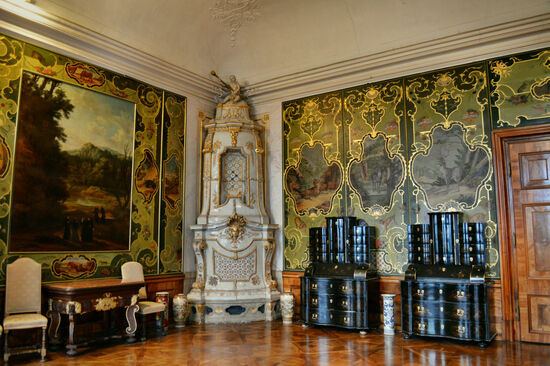 Einer der Prunkräume im Stift Göttweig