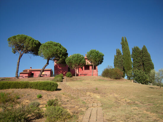 "Civettaio" vom Pool aus gesehen