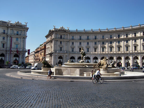 Piazza della Repubblica in Rom