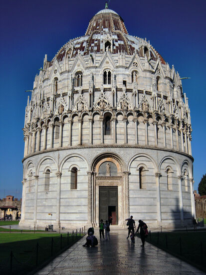 Battistero in Pisa, die größte Taufkirche der Welt