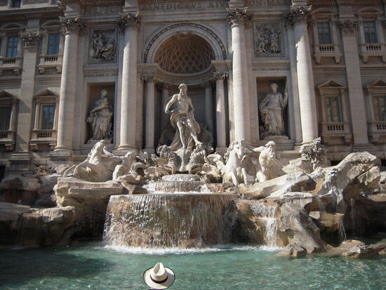Ein Touristenmagnet in Rom - Fontana di Trevi