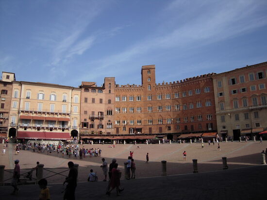 Piazza del Campo, einer der schönsten Plätze Italiens