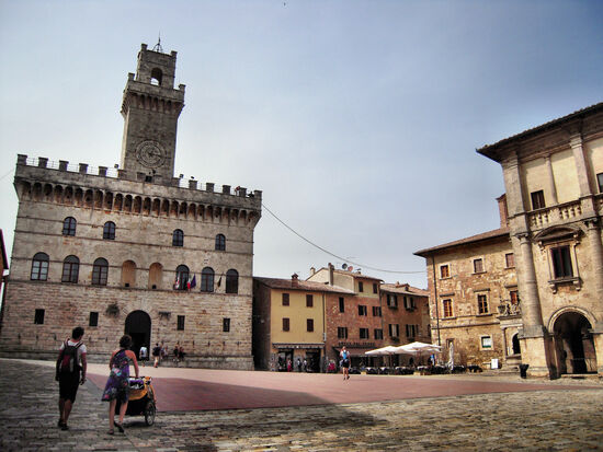 Piazza Grande in Montepulciano