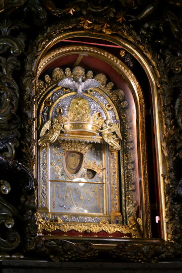 Das Gnadenbild im Santuario wird dem Evangelisten Lukas zugeschrieben