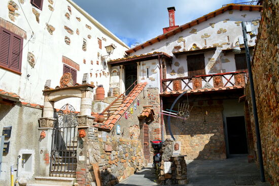 Malerischer Winkel in Batignano