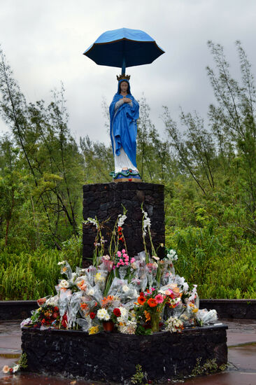"Madonna mit Regenschirm" - immer verehrt