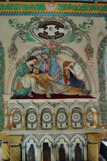 Üppiges Dekor in der Kirche