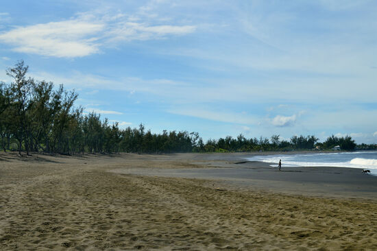Leerer Traumstrand L'Étang-Salé-les-Bains