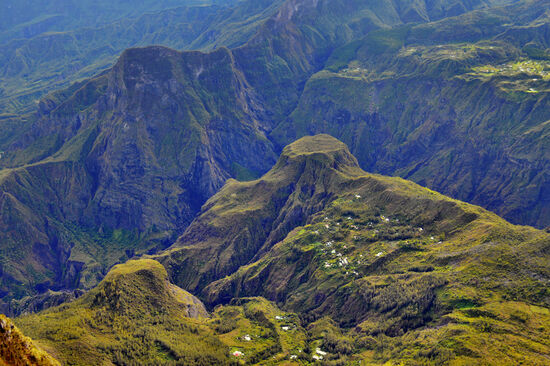 Der Cirque de Mafate vom Maïdo aus